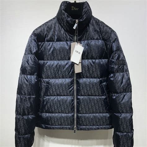 christian dior black puffer jacket|Dior down jacket.